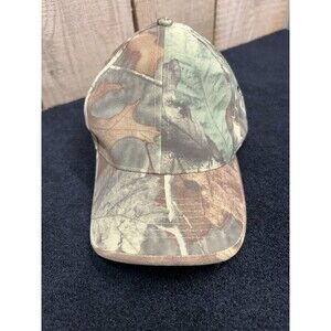 Plantation Timber Camo Saddle Cloth Strap Back Adjustable Hat/Cap